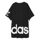 Original Adidas Frau T-Shirt Kleid Mystic Moon Rita Ora (schwarz)