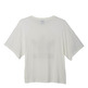 Adidas Originals Frau T-Shirt Paris Logo Trefoil (weiß)