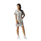 Adidas Originals Vestido Tee Kleid "Lettering" (gris)