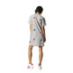 Adidas Originals Vestido Tee Kleid "Lettering" (gris)