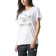 Adidas Originals Mujer Camiseta Freund Trefoil Floral (blanco)