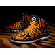 Derrick Rose 4.5 "Damian Lillard" (schwarz/naranja/gris)