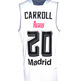 Camiseta Carroll #20# Real Madrid Basket 2015-2016 (blanco/gris)