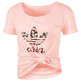 Adidas Original T-Shirt Logo Rose Woman (rosa)