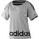 Adidas Camiseta Mujer Reload Imajen (gris/black)