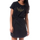 Adidas Vestido Mujer Original Tee Kleid (negro/oro)