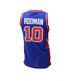 Adidas T-Shirt Swingman Rodman Pistons (blau/rot/weiß)