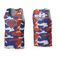 Adidas Camiseta Reversible Knicks Mesh (blanco/azul/naranja)