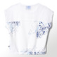 Original Adidas Camiseta Mujer London Logo (schwarz/blau)