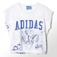 Original Adidas Camiseta Mujer London Logo (schwarz/blau)
