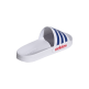 Adidas Adilette Shower Slides "White - Royal Blue"