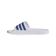 Adidas Adilette Shower Slides "White - Royal Blue"