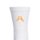 Adidas Anthony Edwards AE Crew Socks "White Lucid Orange"