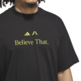 Adidas Basketball Anthony Edwards Believe That T-Shirt "Black/Preloved Lime"