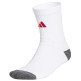 Adidas Basketball Crazy Lite Performance Sock "White-Team College Red"