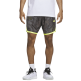 Adidas Basketball Crazylite Camo Short  "Black-Solar Lemon"