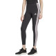 ADIDAS ESSENTIALS 3-STRIPES COTTON LEGGINGS "black-clear pink"