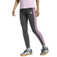 Adidas Essentials 3-Stripes Cotton Leggings "Grey"