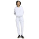 Adidas Essentials 3-Stripes French Terry Cuffed Pants "Light Grey Heather"