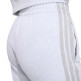 Adidas Essentials 3-Stripes French Terry Cuffed Pants "Light Grey Heather"