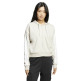 Adidas Essentials 3-Stripes French Terry Full-Zip Hoodie "Beige"