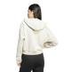 Adidas Essentials 3-Stripes French Terry Full-Zip Hoodie "Beige"