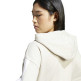Adidas Essentials 3-Stripes French Terry Full-Zip Hoodie "Beige"