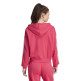 Adidas Essentials 3-Stripes French Terry Full-Zip Hoodie "Pink"
