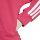 Adidas Essentials 3-Stripes French Terry Full-Zip Hoodie "Pink"