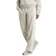ADIDAS ESSENTIALS 3-STRIPES OPEN HEM FLEECE PANTS "Beige"