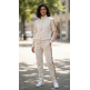 Adidas Essentials 3-Stripes Track Suit "Beige"