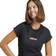 Adidas Essentials Linear Cotton T-Shirt "Black"