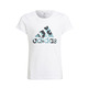 Adidas Girl\'s Fall Print Logo T-Shirt