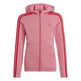 Adidas Girls Essentials 3S Fleece Full Zip