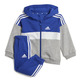 Adidas Kids Tiberio 3-Strips Colorblock Track Suit "Lucid Blue"