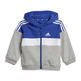 Adidas Kids Tiberio 3-Strips Colorblock Track Suit "Lucid Blue"