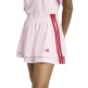Adidas Mesh skirt with signature 3-Stripes for iconic "Pink"