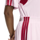 Adidas Mesh skirt with signature 3-Stripes for iconic "Pink"