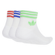 Adidas Originals 3 Stripes Ankle Socks "WHITE"