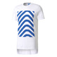 Adidas Originals Heringbone Block Tee (weiß/blau)