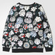 Adidas Originals Trefoil Sweater "Floral Vintage" (multicolor/black)