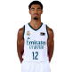 Camiseta ACB Real Madrid Basket 1ª Equipación JR. 2026-27 # 12 MALEDON #