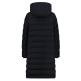 Campagnolo Women's long padded down jacket with hood "Black"