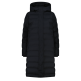 Campagnolo Women's long padded down jacket with hood "Black"