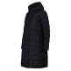 Campagnolo Women's long padded down jacket with hood "Black"