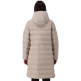 Campagnolo Women's long padded down jacket with hood "Kaki"