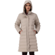 Campagnolo Women's long padded down jacket with hood "Kaki"
