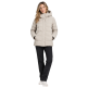 Campagnolo Women's padded down jacket with hood "Kaki"