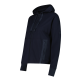 Campagnolo Women’s zip-up hoodie "Black blue"