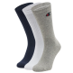 Champion 3 Pack Crew C Logo Socks "Navy-White-Grey"
